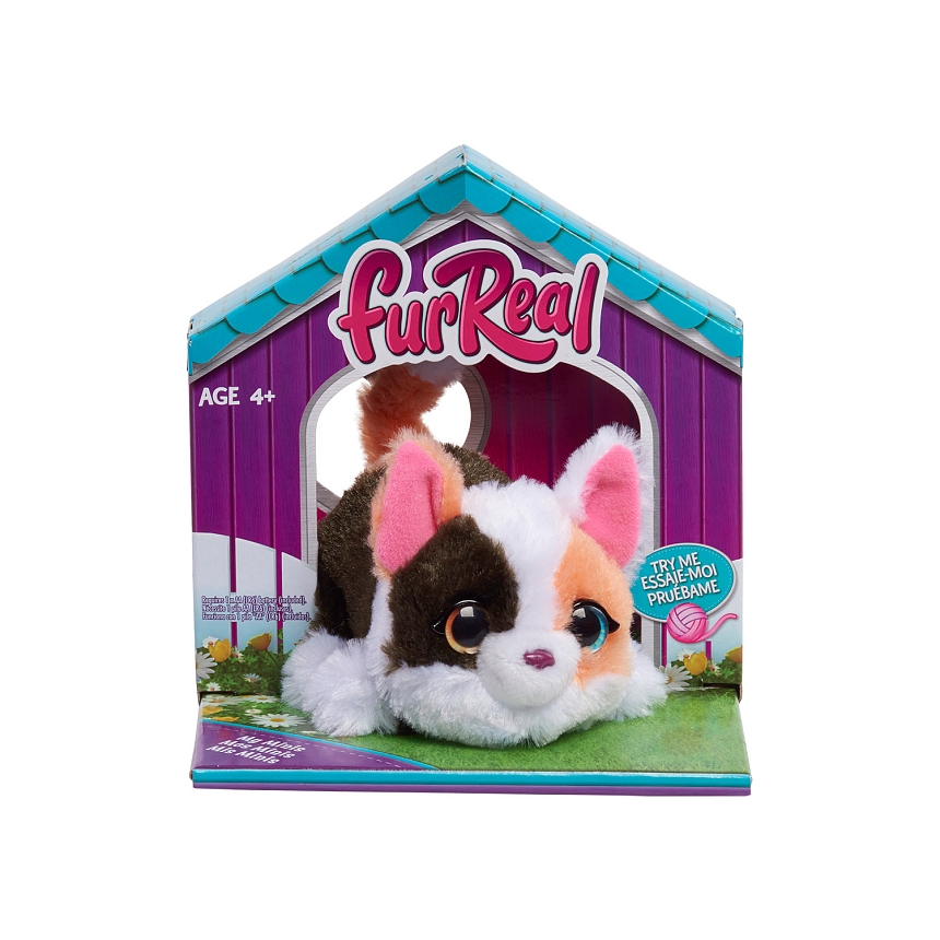 Фурриал Френдс. Интерактивная игрушка Мини-кошка 11 см. FurReal Friends